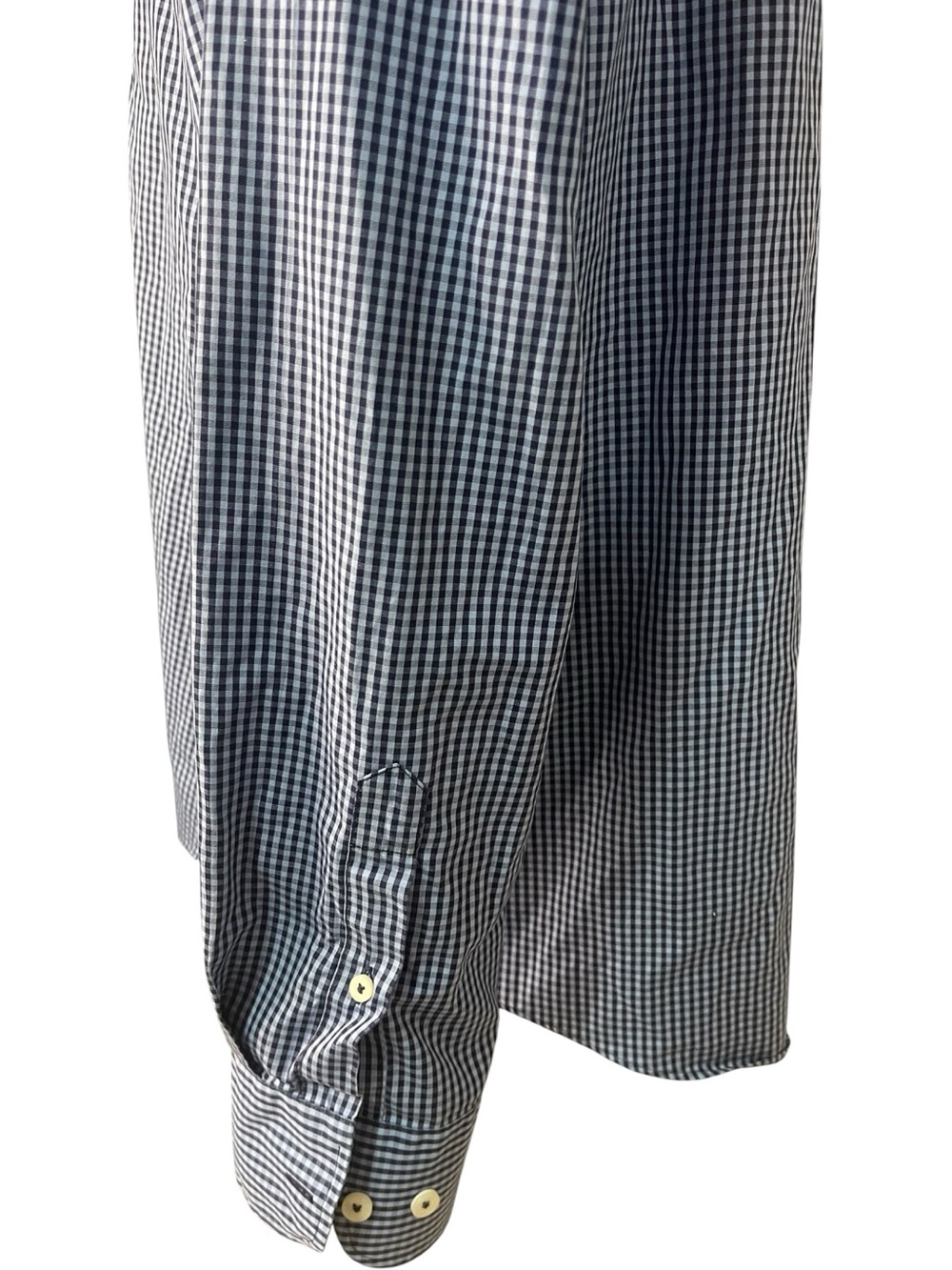 UNTUCKit Vignoble Luxe Wrinkle Free Button Down Shirt Navy Blue - Picture 6 of 11